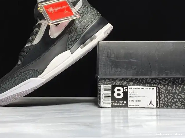 Cheap LUCY Grey Air Cement 3 CK4348-007 Jordan Tinker Black 0610